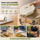 Kit 10 Potes Herméticos Antibacteriano de Vidro Temperado com Tampa de Alta Vedação